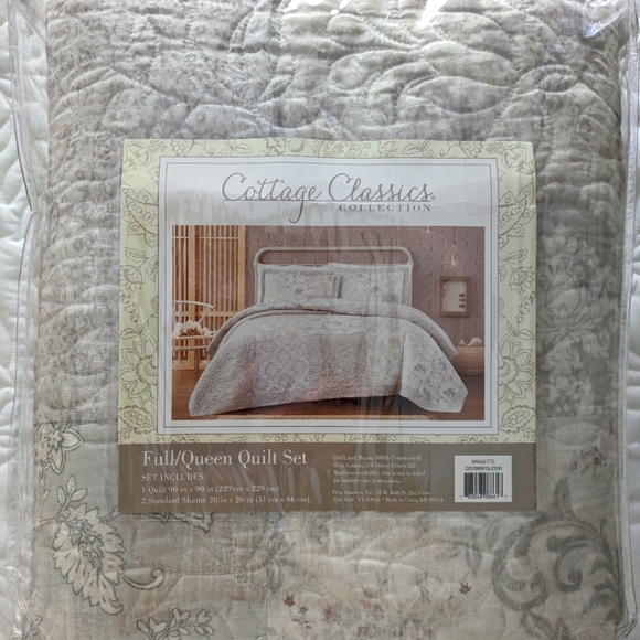 🛏️🛏️Full/ Queen quilt set by Cottage Classics - Picture 1 of 5